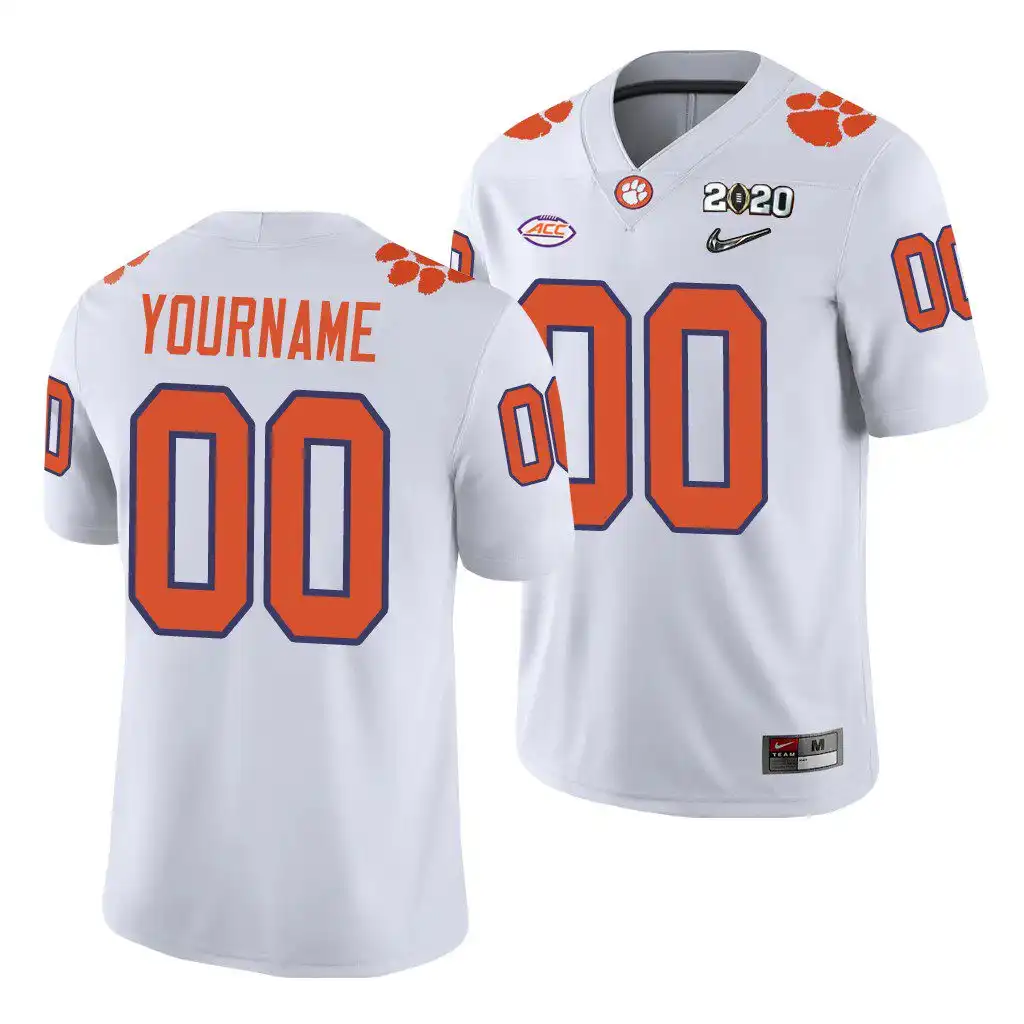 Men's Georgia Bulldogs #00 Custom White Game College Away Football Jersey 2410ZTWO6