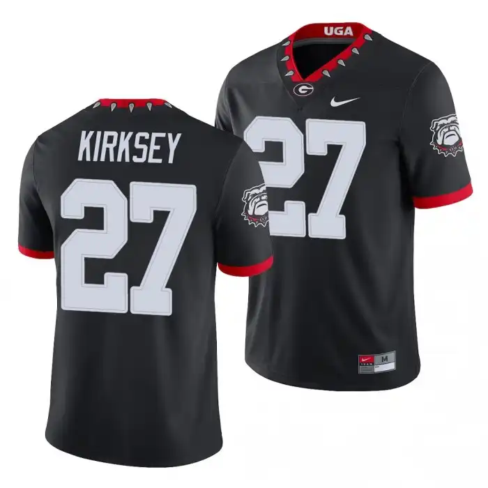 Men's Georgia Bulldogs #27 Austin Kirksey Alternate Black College Game Football Jersey 2410DYBE4