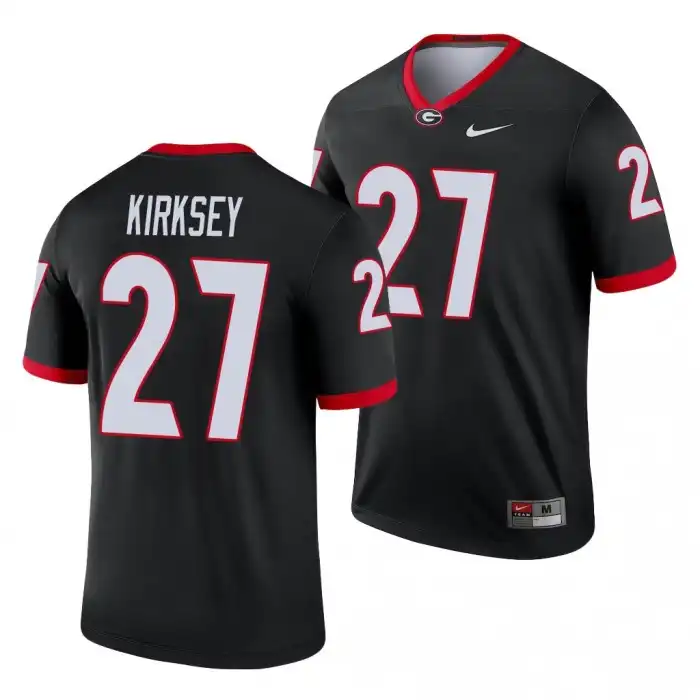 Men's Georgia Bulldogs #27 Austin Kirksey Legend College Black Football Jersey 2410AELR2