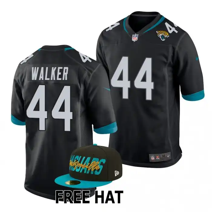 Men's Georgia Bulldogs #44 Travon Walker Jacksonville Jaguars 2022 Draft Game College NFL Black Football Jersey 2410QSOK8