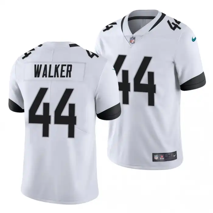 Men's Georgia Bulldogs #44 Travon Walker Jacksonville Jaguars 2022 Draft Vapor College NFL White Limited Football Jersey 2410VSDK7