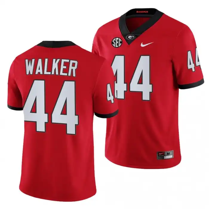 Men's Georgia Bulldogs #44 Travon Walker Red College Football Jersey 2410RKOF6