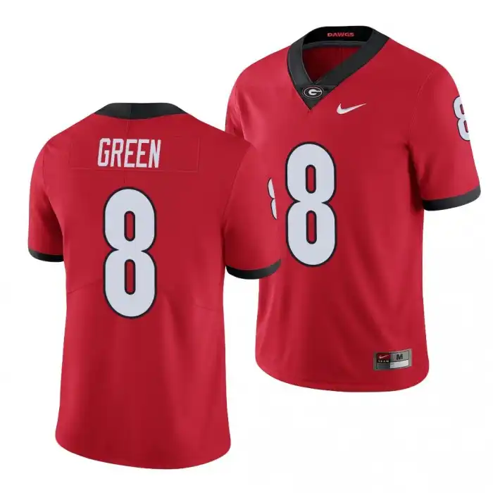 Men's Georgia Bulldogs #8 A.J. Green Limited College Red Football Jersey 2410NLHM6