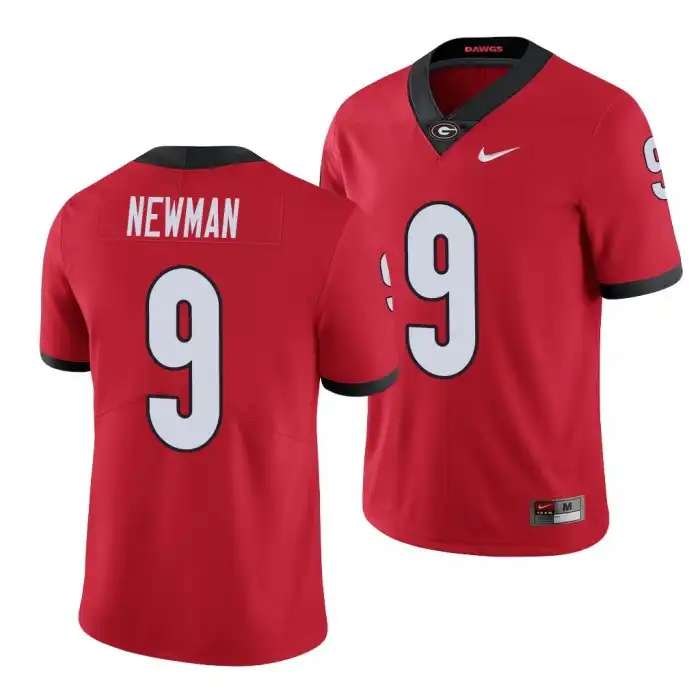 Men's Georgia Bulldogs #9 Jamie Newman Limited College Red Football Jersey 2410PYVL2