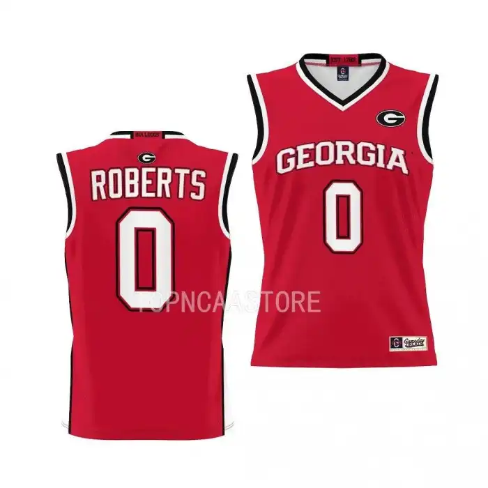 Youth Georgia Bulldogs #0 Terry Roberts Red College Pick-A-Player Basketball Jersey 2410NDMD4