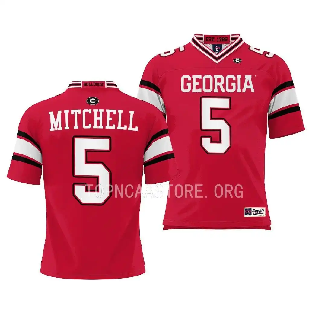 Youth Georgia Bulldogs #5 Adonai Mitchell Red College Pick-A-Player Football Jersey 2410ZRBQ7